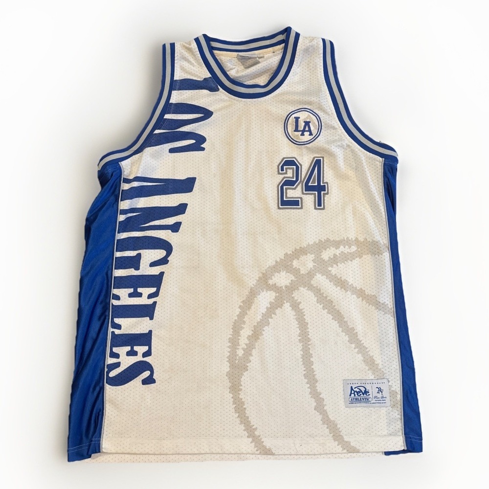 Rare Vintage World B Free #24 Jersey Los Angeles Clippers Reve Sports Mens XL
